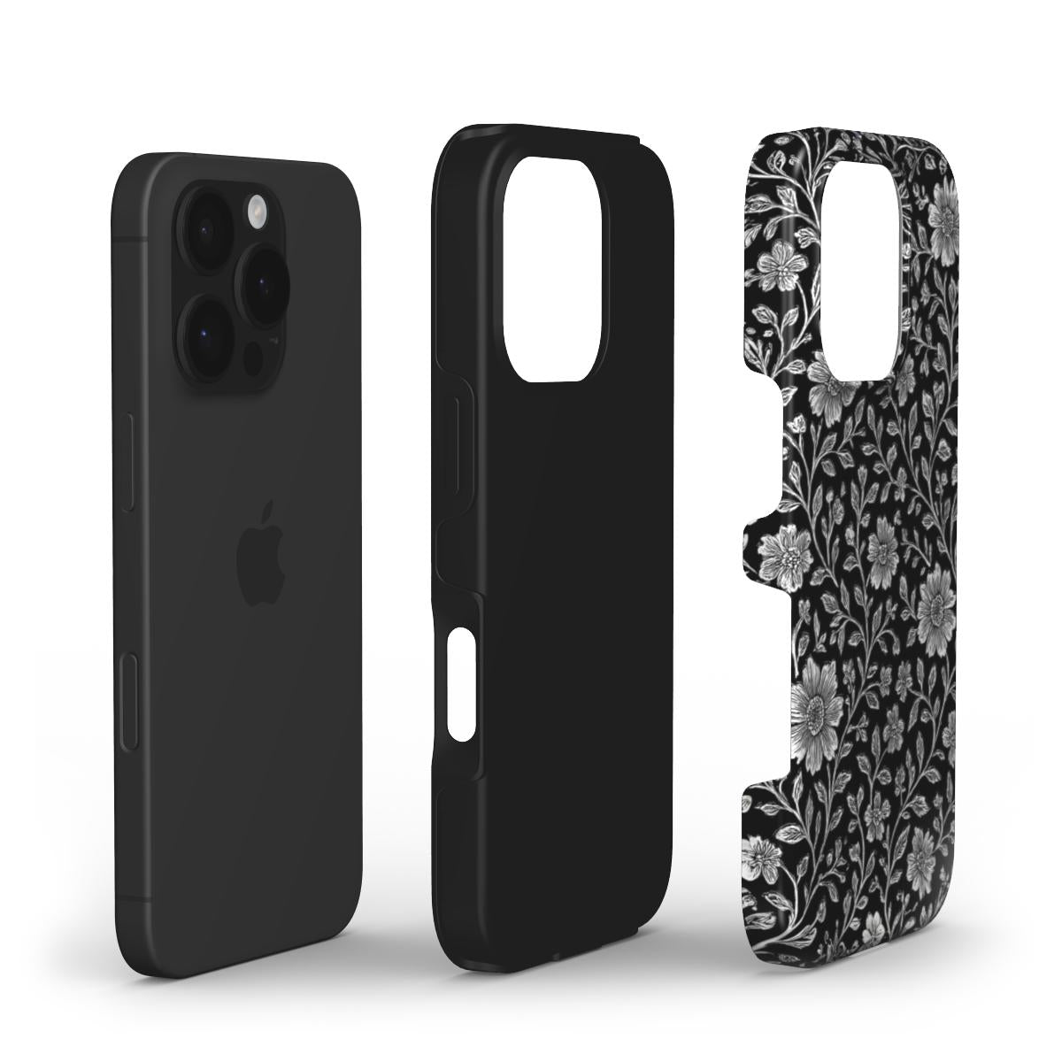 Elegant Floral print Tough Phone Case