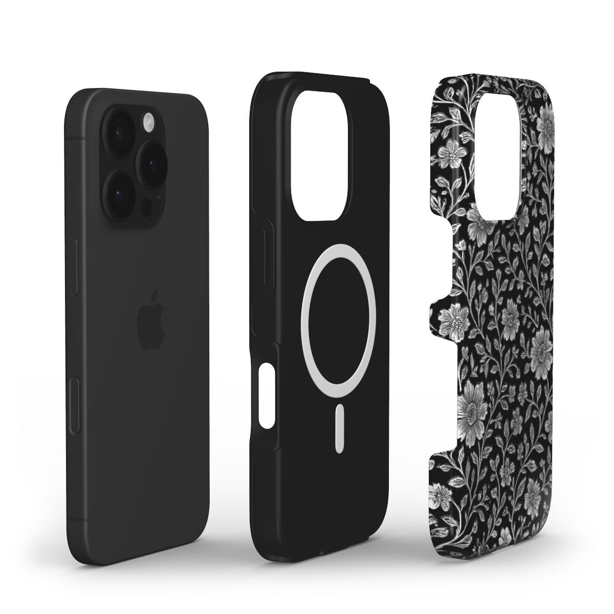 Elegant Floral print MagSafe Tough Phone Case