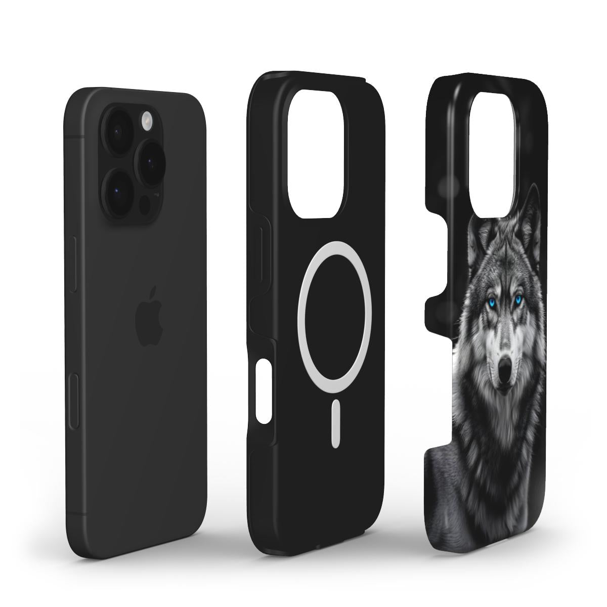 Wolf Stare MagSafe Tough Phone Case