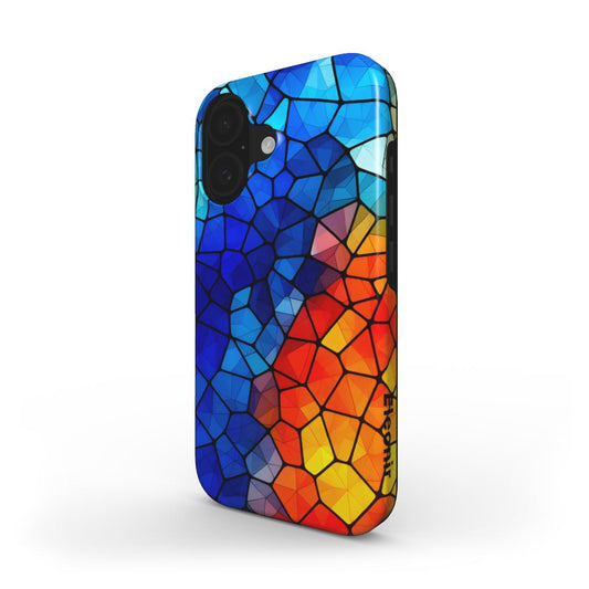 Colorful Glass Stained MagSafe Tough Phone Case
