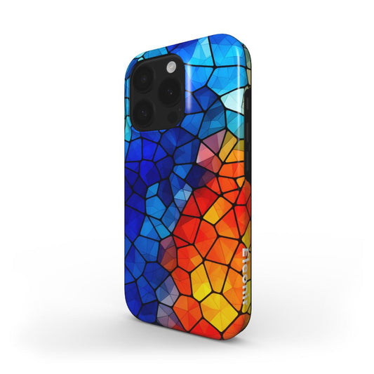 Colorful Glass Stained Design Tough Phone Case