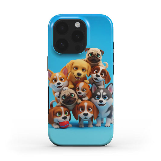 Cute Puppies MagSafe Tough Phone Case