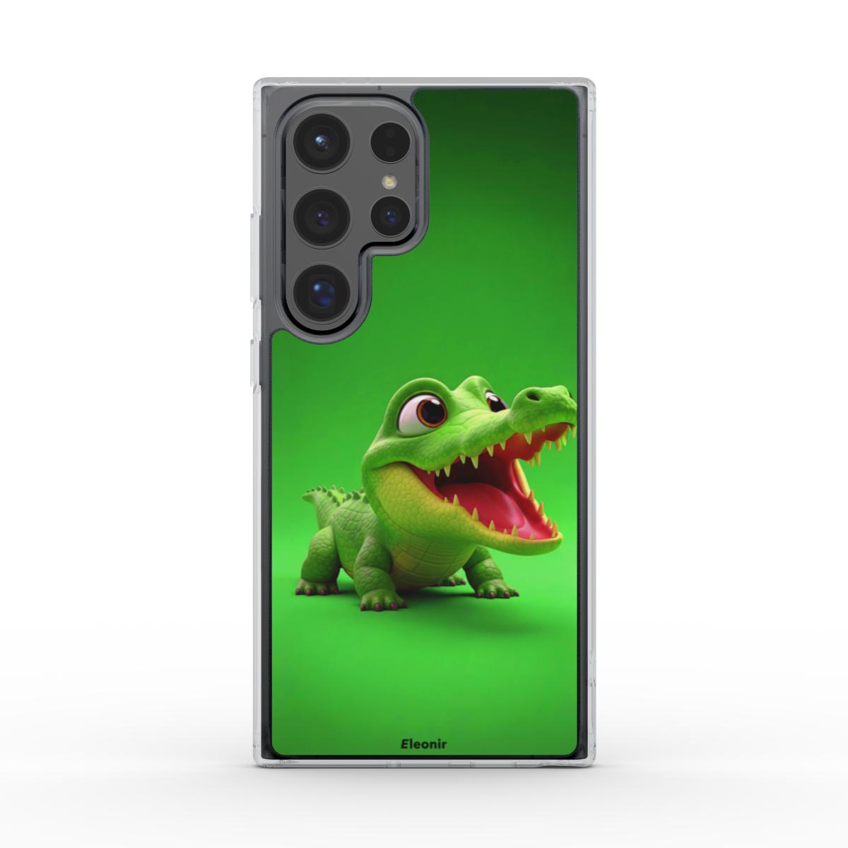 Little Baby Croco Clear Phone Case