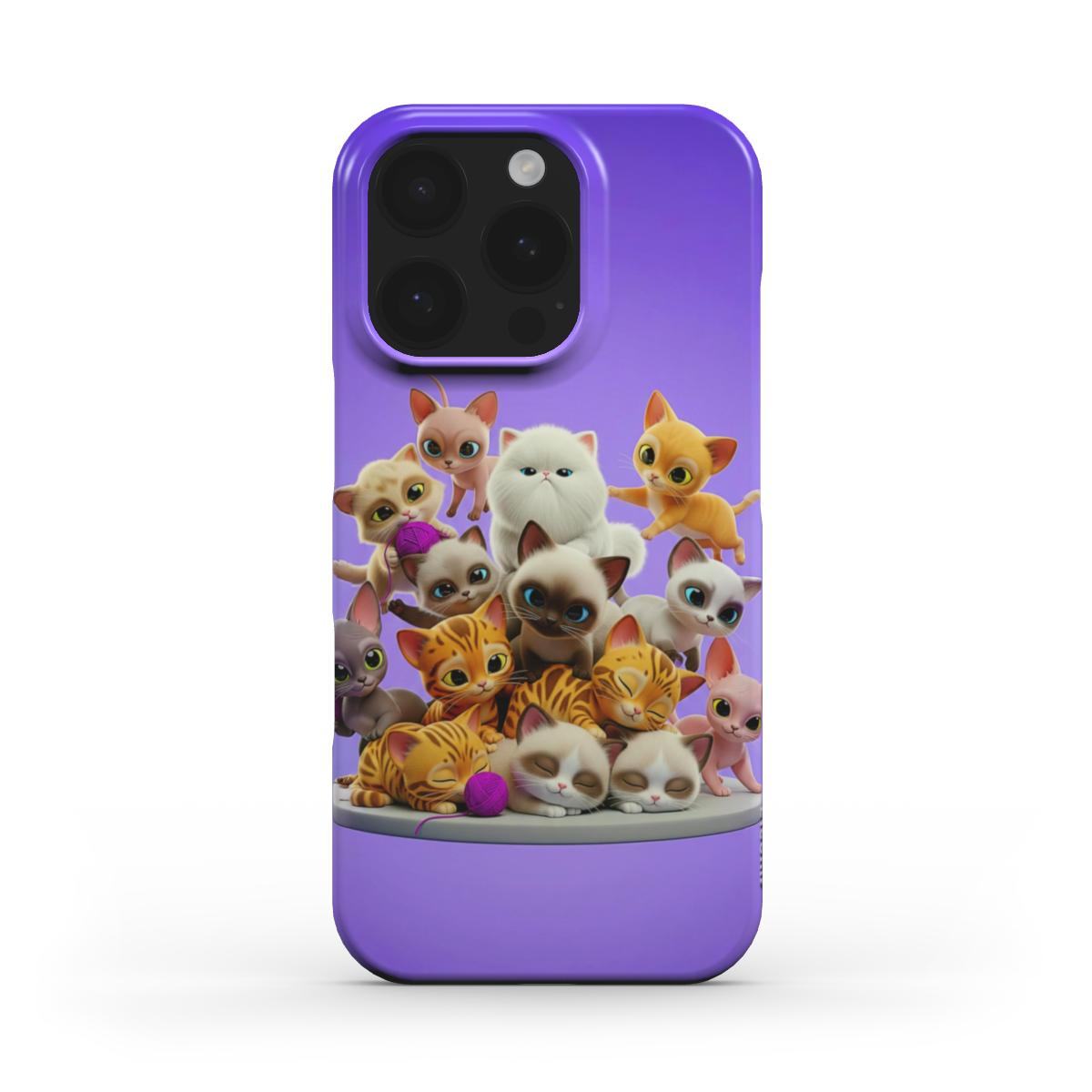 Cute Cats Snap Phone Case