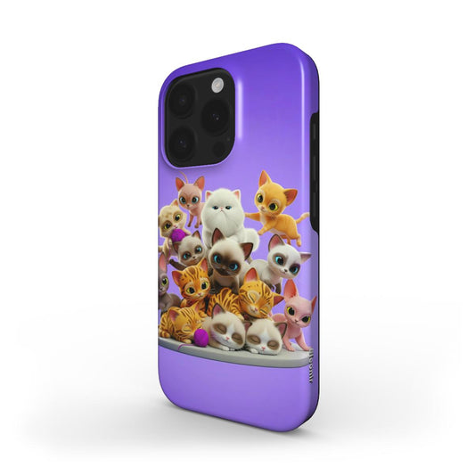 Cute Cats Tough Phone Case