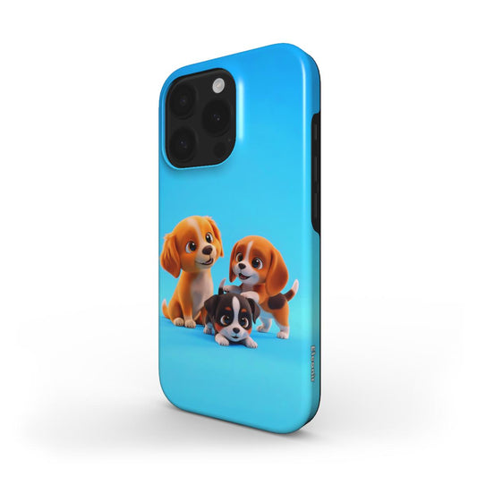 Cute Puppies MagSafe Tough Phone Case