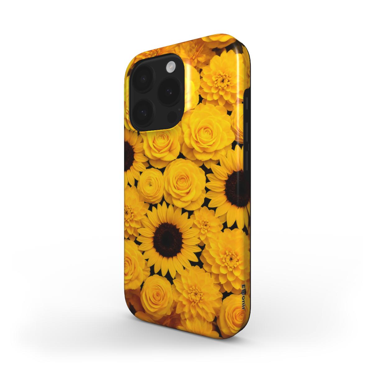 Yellow Flowers MagSafe Tough Phone Case