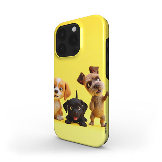 Cute Puppies MagSafe Tough Phone Case