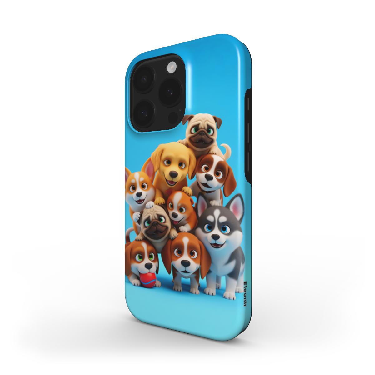 Cute Puppies MagSafe Tough Phone Case