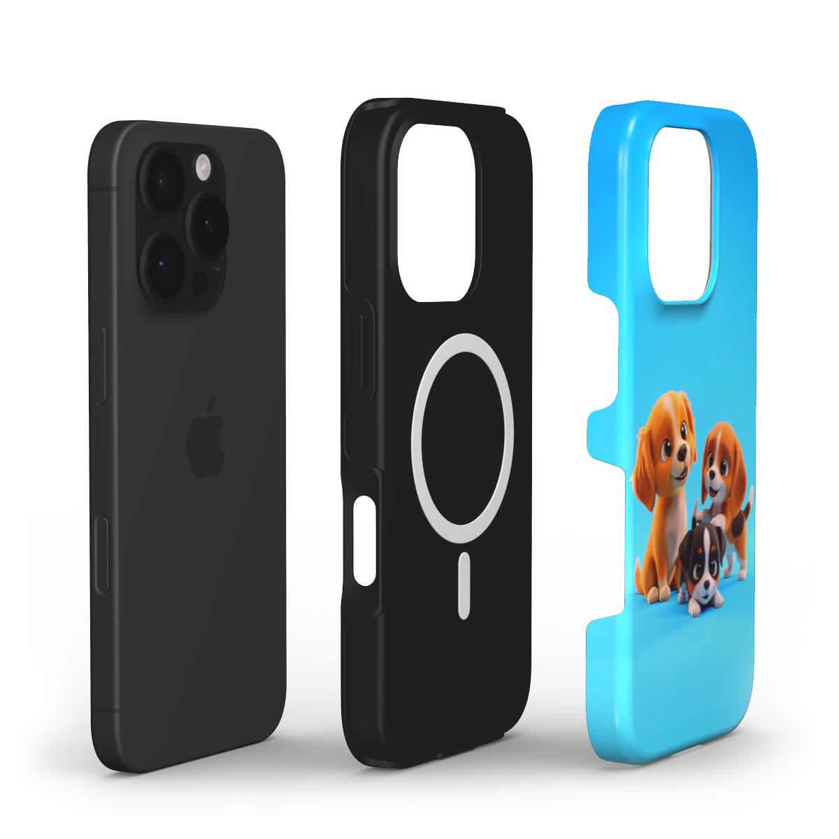 Cute Puppies MagSafe Tough Phone Case