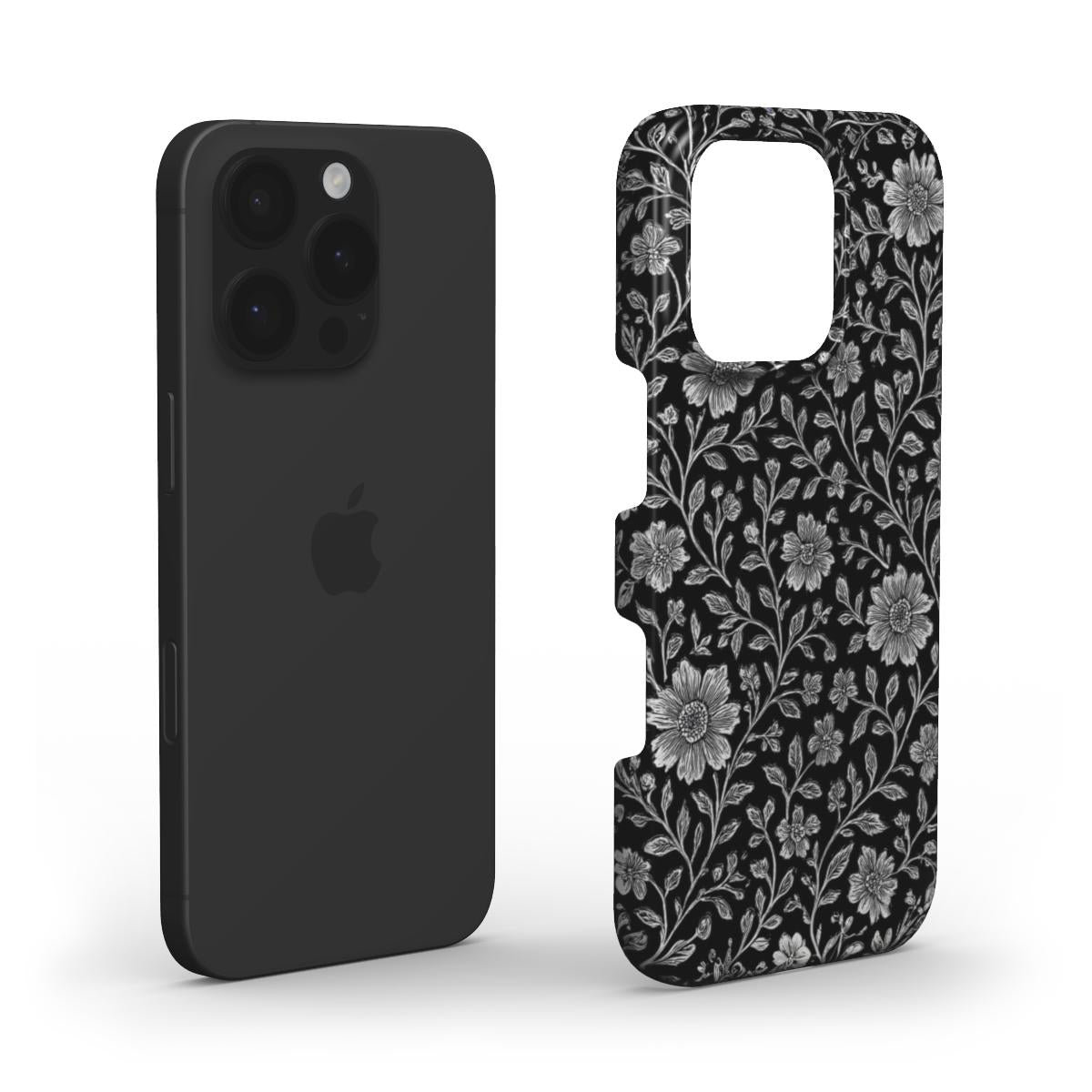 Elegant Floral print Snap Phone Case