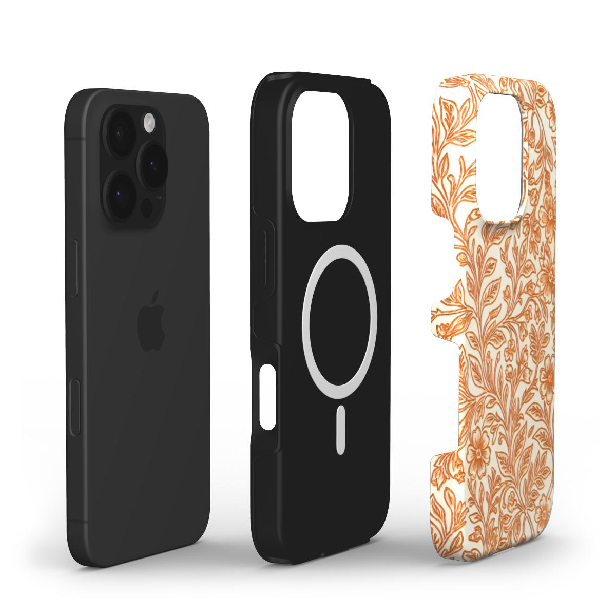 Royal Floral print MagSafe Tough Phone Case