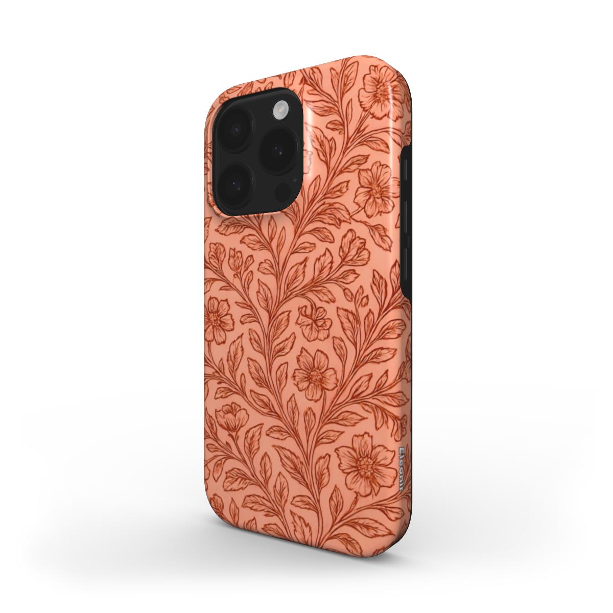Royal Floral print Tough Phone Case